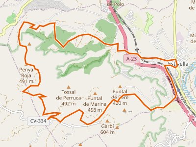 PR-CV-369. Estivella-Penya Roja