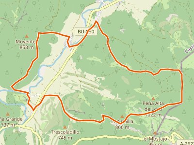 PR-BU-062. Sendero del Valle de Losa