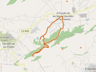 PR-CV-278. Hondón de las Nieves-Hondón de las Nieves