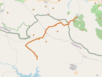 PR-A-043. Rivera de Montemayor-Monasterio de Tentudía