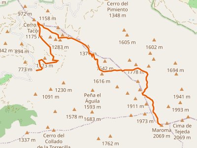 PR-A-352. Área Recreativa Cortijo del Alcázar-Pico la Maroma
