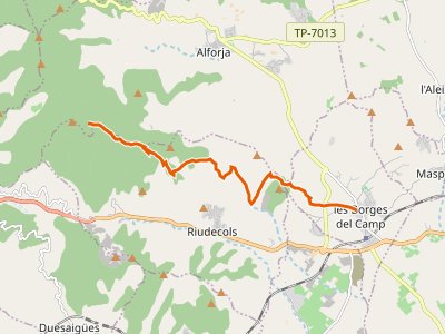 PR-C-018. Sendero de Les Borges del Camp