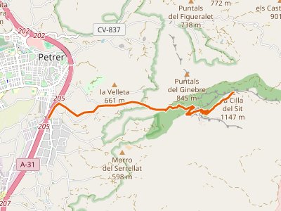 PR-CV-036. Petrer-Silla del Cid