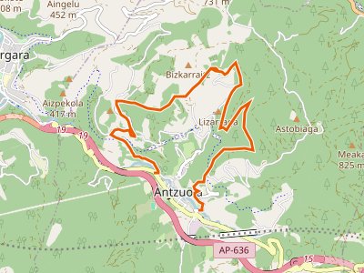 PR-GI-098. Antzuola (Barrio Uzarraga)-Antzuola (Barrio Uzarraga)