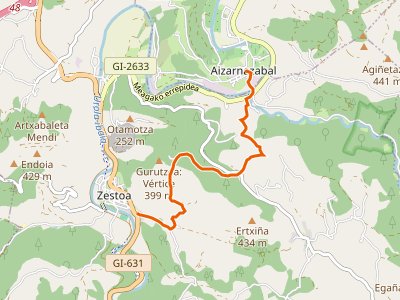 PR-GI-142. Zestoa-Aizarnazabal