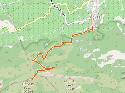 PR-CV-104. Agres (Molí Mató)-Cava de Don Miguel