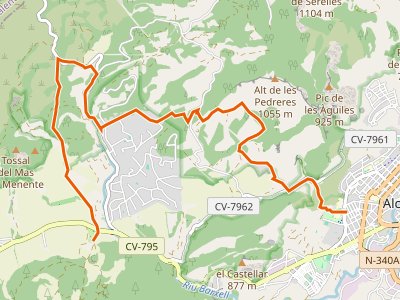 PR-CV-133. Alcoy (Font de Moya)-Ermita de Barxell