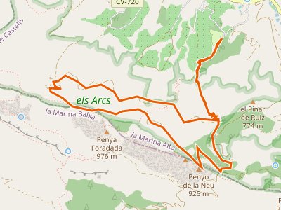 PR-CV-149. Área Recreativa El Castellet-Área Recreativa El Castellet