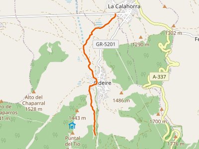 PR-A-247. La Calahorra-Área Recreativa la Rosandrá