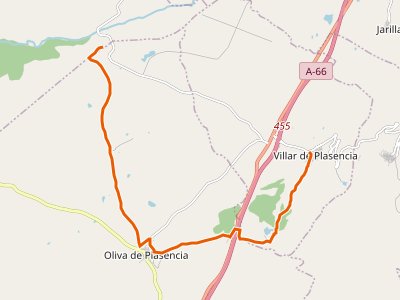 PR-CC-202. Villar de Plasencia-Oliva de Plasencia