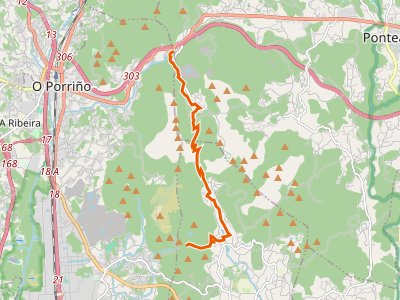 PR-G-132. Alto do Confurco (O Porriño)-Área recreativa das Conforcadas (Salceda de Caselas)