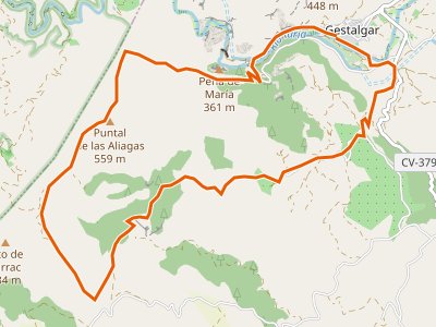 PR-CV-291. Gestalgar-El Salto-Pera-Gestalgar