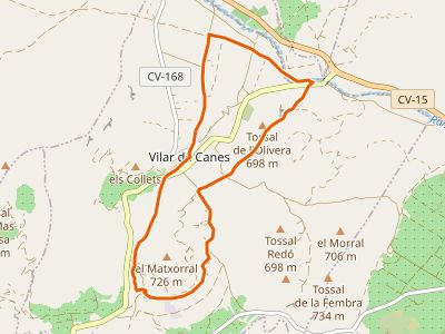 PR-CV-405. Caminos del Señorío de Vilar de Canes