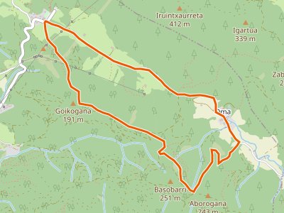 PR-BI-180. Oma-Basondo. Por el valle encantado