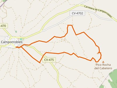 PR-CV-310. Ruta a Cerro Cadete