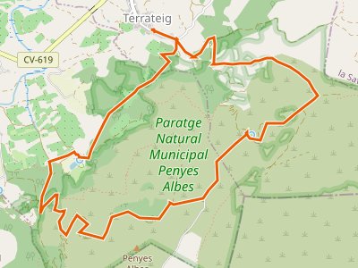 PR-CV-390. Ruta per les Penyes Albes