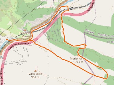 PR-BU-222. Sendero de Barbalantes