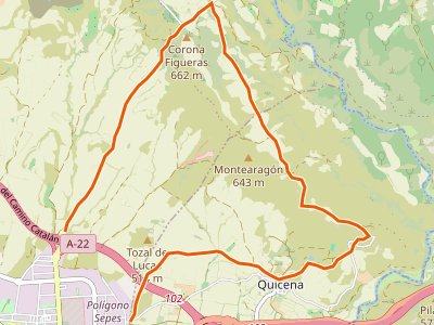 PR-HU-145. Huesca-Castillo de Montearagon-Huesca