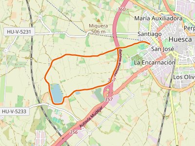 PR-HU-141. Huesca-Ermita y Alberca de Loreto
