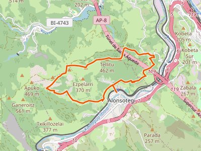 PR-BI-101. Ruta Peñas Blancas