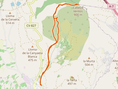 PR-CV-269. Sendero del Ventós