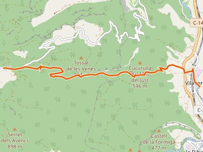 PR-C-017. Sendero de Vilaverd a Rojals