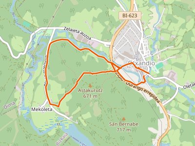 PR-BI-051. Por las calzadas de Otxandio