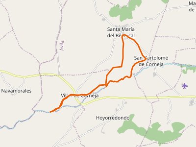 PR-AV-011. Ruta del río Corneja y Hocino
