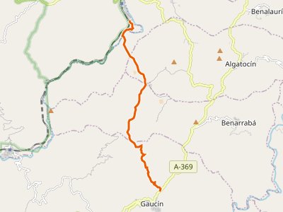 PR-A-244. De Gaucín a Estación de Cortes de la Frontera. Bajo Genal