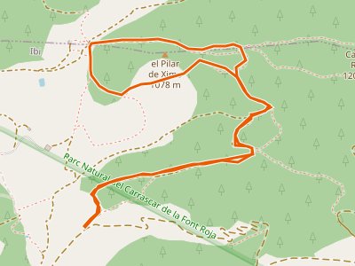 PR-CV-127.1. Variante: Camí dels Geladors