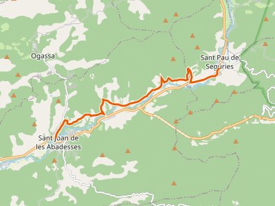 GR-1. Etapa 07. Sant Pau de Segúries-Sant Joan de les Abadesses
