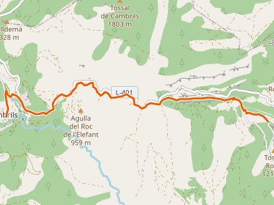 GR-1. Etapa 17. Odèn-Castell de Cambrils