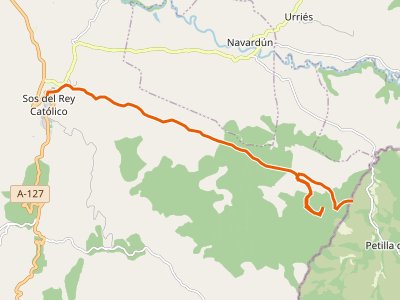 GR-1. Etapa 42. Petilla de Aragón (Navarra)-Sos del Rey Católico