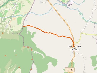 GR-1. Etapa 43. Sos del Rey Católico-Límite con Navarra