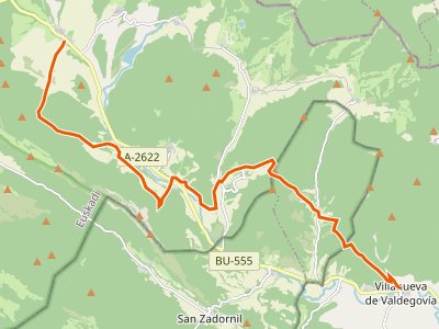 GR-1. Etapa 65. Villanueva de Valdegovía-Bóveda