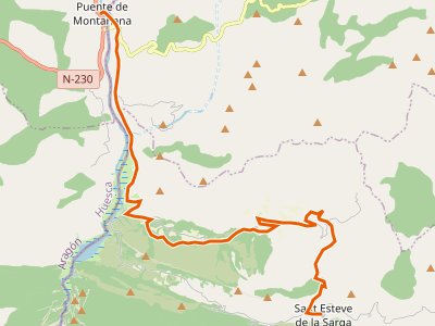 GR-3. Etapa 06. Sant Esteve de la Sarga-Puente de Montañana