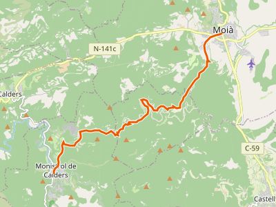 GR-3. Etapa 36. Moià-Monistrol de Calders