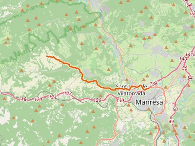 GR-3. Etapa 39. Manresa-Camps