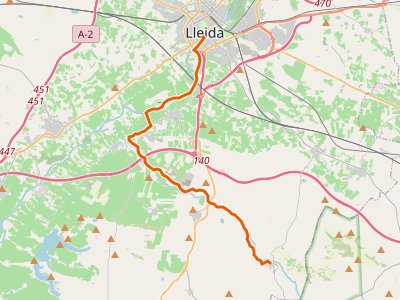 GR-3. Etapa 51. Aspa-Lleida