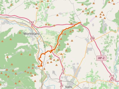 GR-7. Etapa 14. Cabra del Camp-La Riba
