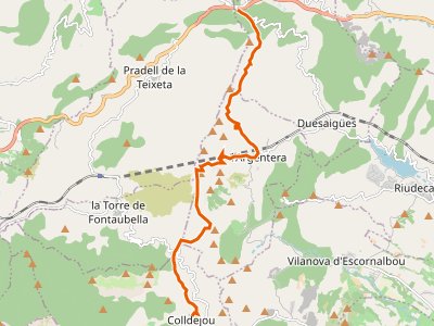 GR-7. Etapa 18. Coll de la Teixeta-Colldejou