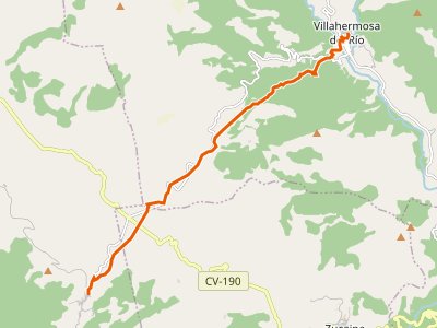 GR-7. Etapa 31. Villahermosa-San Vicente de Cortes