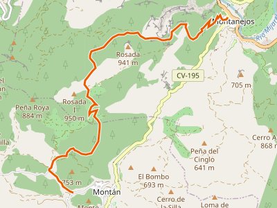 GR-7. Etapa 33. Montanejos-Montán
