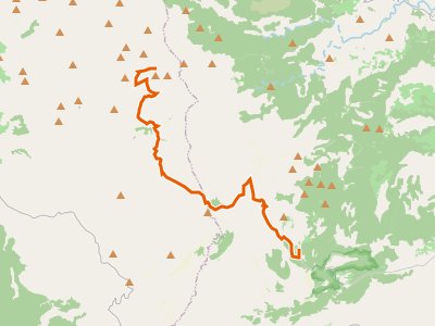 GR-7. Etapa 43. Collado Caroch-Casas de Benalí