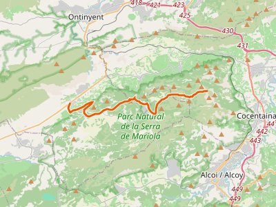 GR-7. Etapa 47. Carretera 3316-Refugio Santiago Reig del Moral