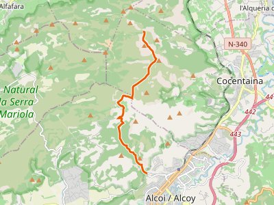 GR-7. Etapa 48. Refugio Santiago Reig del Moral-Alcoi