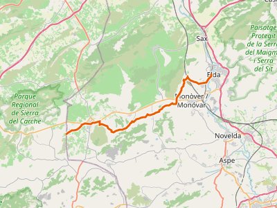 GR-7. Etapa 51. Elda-Pinoso