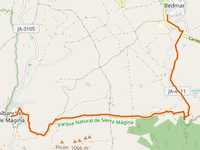 GR-7. Etapa 67N. Bedmar-Albánchez de Mágina