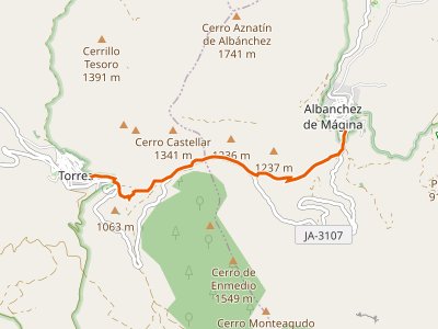 GR-7. Etapa 68N. Albánchez de Mágina-Torres