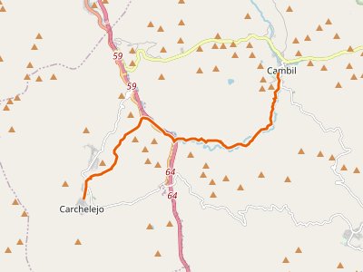 GR-7. Etapa 70N. Cambil-Carchelejo